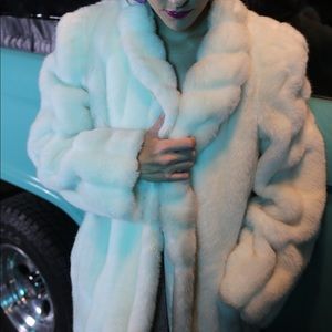 Vintage faux fur